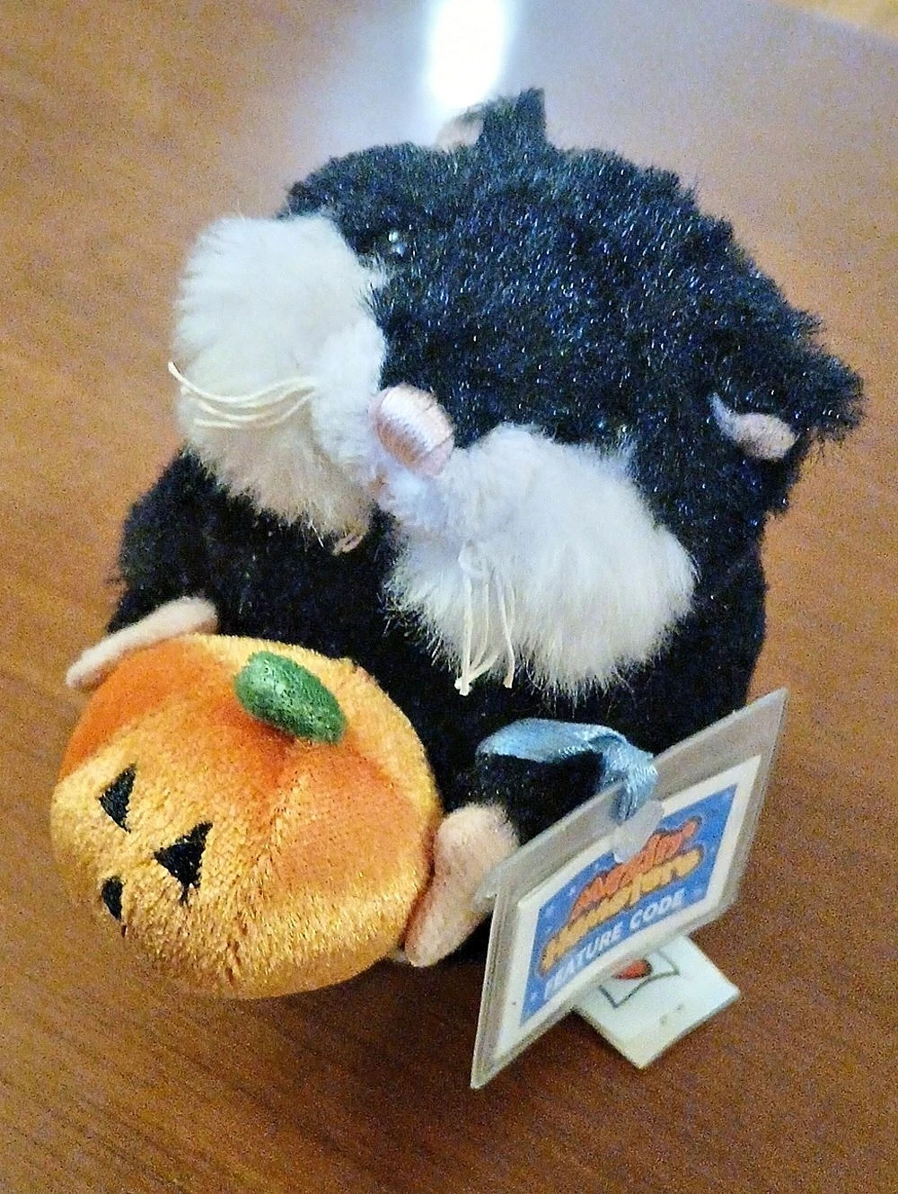 GANZ Webkinz Mazin' Hamster Spooky First Edition Plush With Code GREAT CONDTION